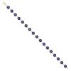 10k Yellow Gold Women Blue Black Enamel Evil Eye Fashion Link Bracelet Size 8 In