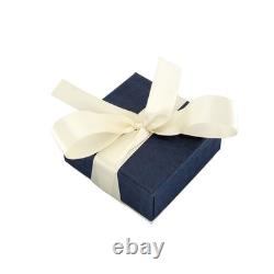 18k 750 Real Yellow GOLD and Blue Green ENAMEL Bar Italy Bracelet Womens 8 inch