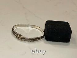 2 Pieces David Andersen Norway Sterling Silver Saga Viking Bracelet Blue Ring