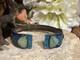 33. Antique Chinese Export Silver Cobalt Blue Enamel Green Jadeite Bracelet