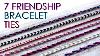 7 Different Friendship Bracelet Ties