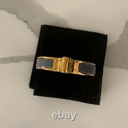 AUTHENTIC Hermes Hinged Bracelet / Bangle in Granit (Size S)