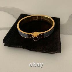 AUTHENTIC Hermes Hinged Bracelet / Bangle in Granit (Size S)