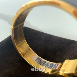 AUTHENTIC Hermes Hinged Bracelet / Bangle in Granit (Size S)