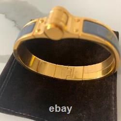 AUTHENTIC Hermes Hinged Bracelet / Bangle in Granit (Size S)