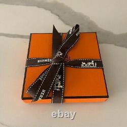 AUTHENTIC Hermes Hinged Bracelet / Bangle in Granit (Size S)