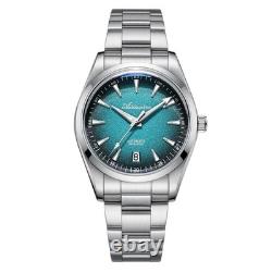 Addiesdive Blue Fume Cracked Enamel Dial Watch 39mm Sport Swiss Bgw9 K1 Crystal