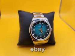 Addiesdive Blue Fume Cracked Enamel Dial Watch 39mm Sport Swiss Bgw9 K1 Crystal