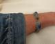 Antique Blue Enamel Lapis Sterling Silver Bracelet China 7