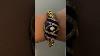 Antique Royal Blue Guilloche Enamel Diamond And Gold Bracelet C 1860