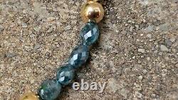 Appraised 14k/18k Gold Blue DIAMONDS Bracelet With 18k Scooter ENAMEL Fob