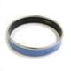 Auth Hermes Cloisonne Bangle Bracelet Silver/blue Metal/enamel E59625a