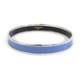 Auth Hermes Cloisonne Bangle Bracelet Silver/blue Metal/enamel E62049a