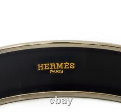 Auth. HERMES Optique Chaîne d'Ancre Bracelet Rose Pâle Bleu-Gris Étoupe New