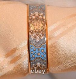 Authentic HERMES Paris Enamel Bangle Bracelet-Excellent Condition