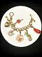 Authentic Juicy Couture Y2k Conch Shell Hibiscus Seahorse Key Charm Bracelet