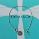 Authentic Rare Tiffany & Co Return To Tiffany Love Blue Enamel Toggle Bracelet