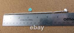 Authentic Tiffany & Co. Sterling Silver Blue Enamel Heart Bracelet withPouch #1015