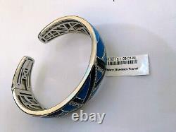 Belle Etoile bracelet Size M. Delano Blue Black Enamel Silver 925