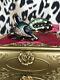 Betsey Johnson All Wrapped Up Teal Blue Fox Critter Hinged Bangle Bracelet Rare