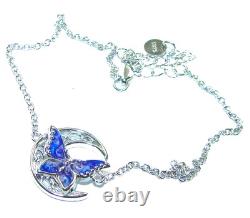 Blue Dream authentic Enamel. 925 Sterling Silver handmade Bracelet