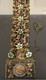 Bracelet Michal Negrin Rhinestone Enamel Lace Blue Flowered Handmade Euc