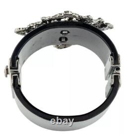 CHANEL Métiers d'Art Paris Shanghai Gripoix 2010 Black Cuff Bangle Goossens gyuh