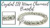 Crystal Elf Weave Chainmail Bracelet Tutorial Beaducation Com