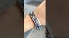Daisy Flower Evil Eye Enamel Blue Silver Anti Tarnish Openable Kada Bracelet For Women