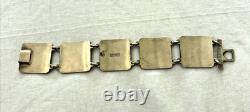 David Anderson Norway Sterling Silver Fairytale Enamel Story Book Panel Bracelet
