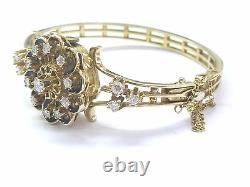 Fine Blue Enamel Diamond Yellow Gold Lucerne Watch Bracelet 1.20Ct