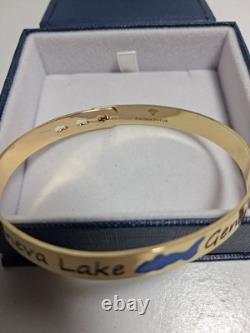 Geneva Lakes Polished Stamped Cuff Bracelet From Fontana Jewelers Blue Enamel