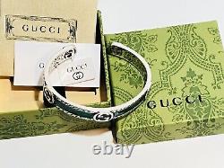 Gucci Interlocking G Turquoise Enamel Bracelet