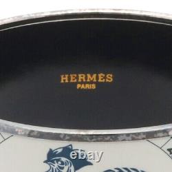 HERMES Bangle metal Cloisonne enamel bracelet chicken chicken sun Emile used