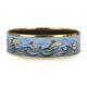 Hermes Bracelet Bangle Enamel Email Gm Dolphin Blue Gold Authentic