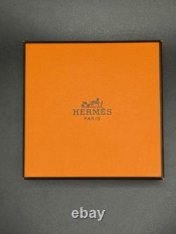 HERMES Clic Clac H Light Blue Enamel Silver Palladium Bracelet