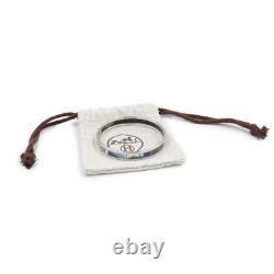 HERMES Emaille L'Instruction du Roy Enamel, Blue & Pink Bracelet