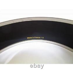 HERMES Enamel Emaux GM Cloisonné Bangle Bracelet Blue Gold Tone Vintage Luxury