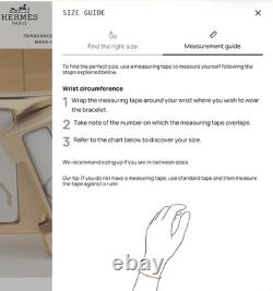 HERMES GM size Royal blue Enamel Palladium HW Clic Clac H Bangle Bracelet