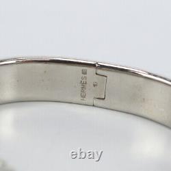 HERMES H700001FP Bangle Click Classic PM bracelet metal, enamel blue Women