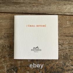 HERMÈS Lift Profile Bracelet Gold Blue Bangle Bracelet New In Box