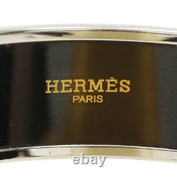 Hermes Bangle Bracelet GM Enamel Cloisonne Blue Multicolor Size 21cm With Box