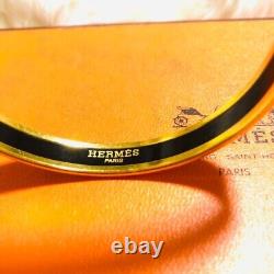 Hermes Bangle Enamel Emile bangle PM bracelet, light blue, cloisonne No Box