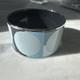Hermes Blue Geometric Enamel Wide Bangle Bracelet