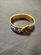 Hermes Clic Clac Enamel Bangle Bracelet Blue Gold Hardware