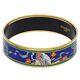 Hermes Email Enamel Gm Bracelet Bangle Good Condition Rare Shipping From Japan