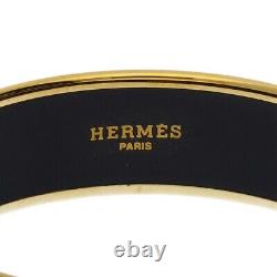 Hermes Email Enamel GM Bracelet Bangle Good Condition Rare Shipping From Japan