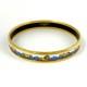 Hermes Email Pm Bangle Blue Enamel Lion Gold Plated Bracelet Accessory Women's