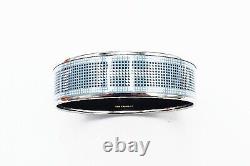 Hermes Enamel Bangle GM Bracelet Light Blue Cloisonné Width 2cm Diameter 7cm