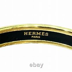 Hermes Enamel Cloisonne Bangle Bracelet for Women Free Shipping Used